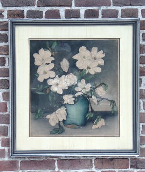 Frans Everbag - Magnolia's in groene gemberpot kopen? Bied vanaf 65!