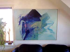 Hans Vredegoor - getiteld : "van hier naar de eeuwigheid" verkocht voor € 175!