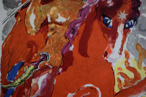 Kees van Dongen - Houtgravure - Le Prince Sharkan au combat kopen? Bied vanaf 50!