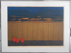 Mark Brusse - Schutting met emmers kopen? Bied vanaf 70!