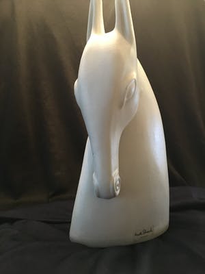 Anette Edmark - Terracotta paardenhoofd kopen? Bied vanaf 30!