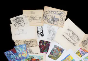 Joe Wols - Lot van 55 werken op papier kopen? Bied vanaf 50!