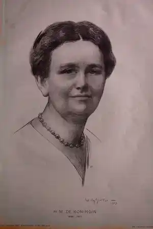 Willy Sluiter - Hare Majesteit de Koningin 1898 - 1923 verkocht voor € 40!