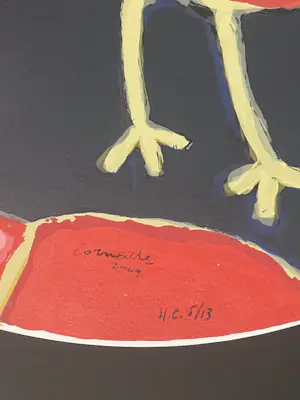 Corneille - Zeefdruk L'oiseau presque déraisonnable 2009, exemplaar Hors Commerce HC kopen? Bied vanaf 1200!