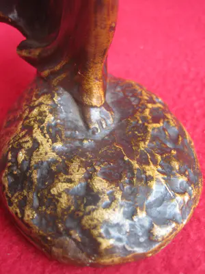 Leonildo Giannoni Chapelier - Jeune femme dans le vent. kopen? Bied vanaf 50!