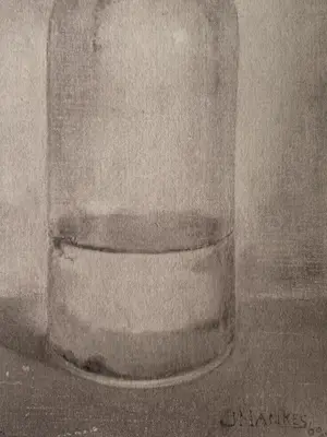 Jan Mankes - Oliefleschje, 1909 kopen? Bied vanaf 90!