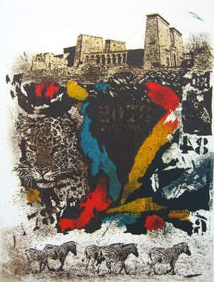 Simon Koene - De tempel van Philae (Egypte) verkocht voor € 35!