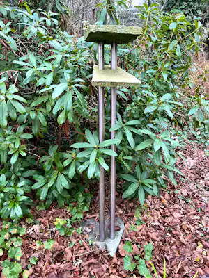 Michiel Van Luijn - aluminium object met stenen plateau's verkauft für € 220!