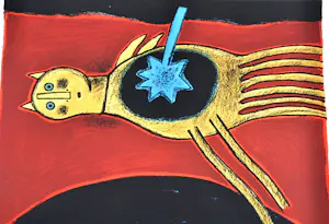 Corneille - La reine de sable - litho - 105x75 cm - 1999 kopen? Bied vanaf 735!