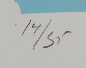 John Lie a Fo - Zeefdruk - 1988 kopen? Bied vanaf 40!