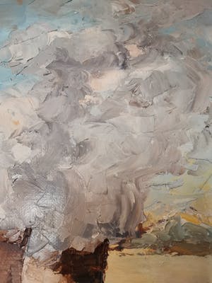 Niet of onleesbaar gesigneerd - Zicht op kerncentrale kopen? Bied vanaf 1!