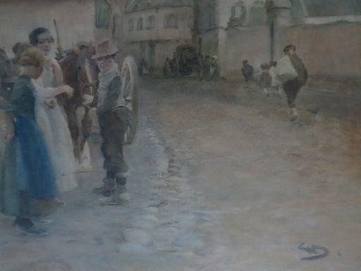 Wilhelm Schreuer - Scene op Boerderij kaufen? Bieten Sie von 390!