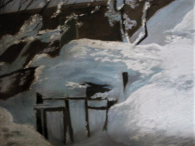 Niet of onleesbaar gesigneerd - Fraai en Groot 1941 Aquarel "Zonnige winterochtend in de Alpen" gesigneerd kopen? Bied vanaf 1!