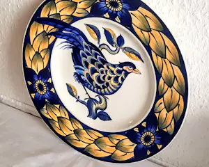Royal Copenhagen - Porzellan Sammelteller Blauer Fasan (Blue Pheasant ) Design Ch. J. Petersen kopen? Bied vanaf 100!