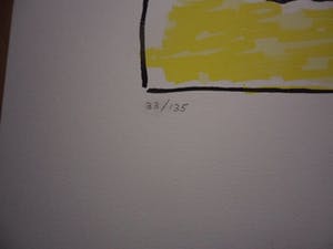 Espen Hagen - Zeefdruk, "Beach ". kopen? Bied vanaf 40!