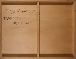 Raffaele Rossi - Gemengde techniek op paneel, Transiti Notturno (Groot) kopen? Bied vanaf 150!