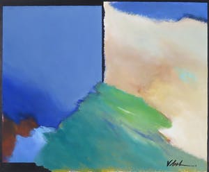 Kees Vlietman - Gouache, Landschap III kopen? Bied vanaf 1!