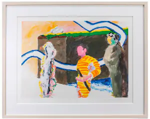 Roger Raveel - Een moeilijk gesprek kopen? Bied vanaf 725!