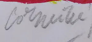 Corneille - Zeefdruk, Femme et oiseau kopen? Bied vanaf 1!