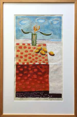 Lita van Engelenhoven - z.t. | kleuren zeefdruk - ingelijst verkocht voor € 59!