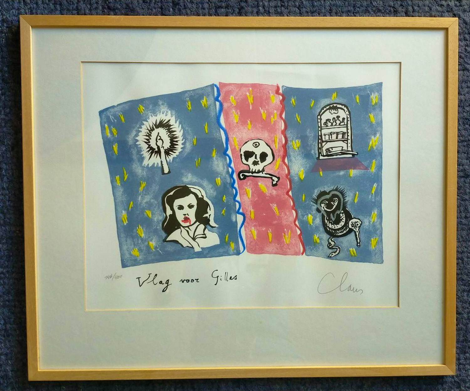 Hugo Claus - Vlag voor Gilles verkocht voor € 60!