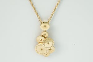 2067 - origineel Bulgari / Bvlgari 18kt geel-gouden "Cicladi" halssieraad - TOP! kopen? Bied vanaf 1130!