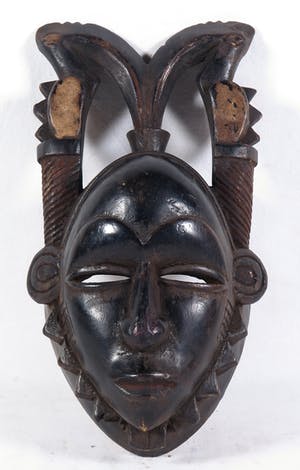 Yohure - Zwart masker voor begrafenis rituelen kopen? Bied vanaf 1!
