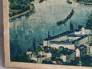 Clement van Vlaardingen - Ingelijst, olieverf op doek , “Bonn” – ca. 1960 kopen? Bied vanaf 75!