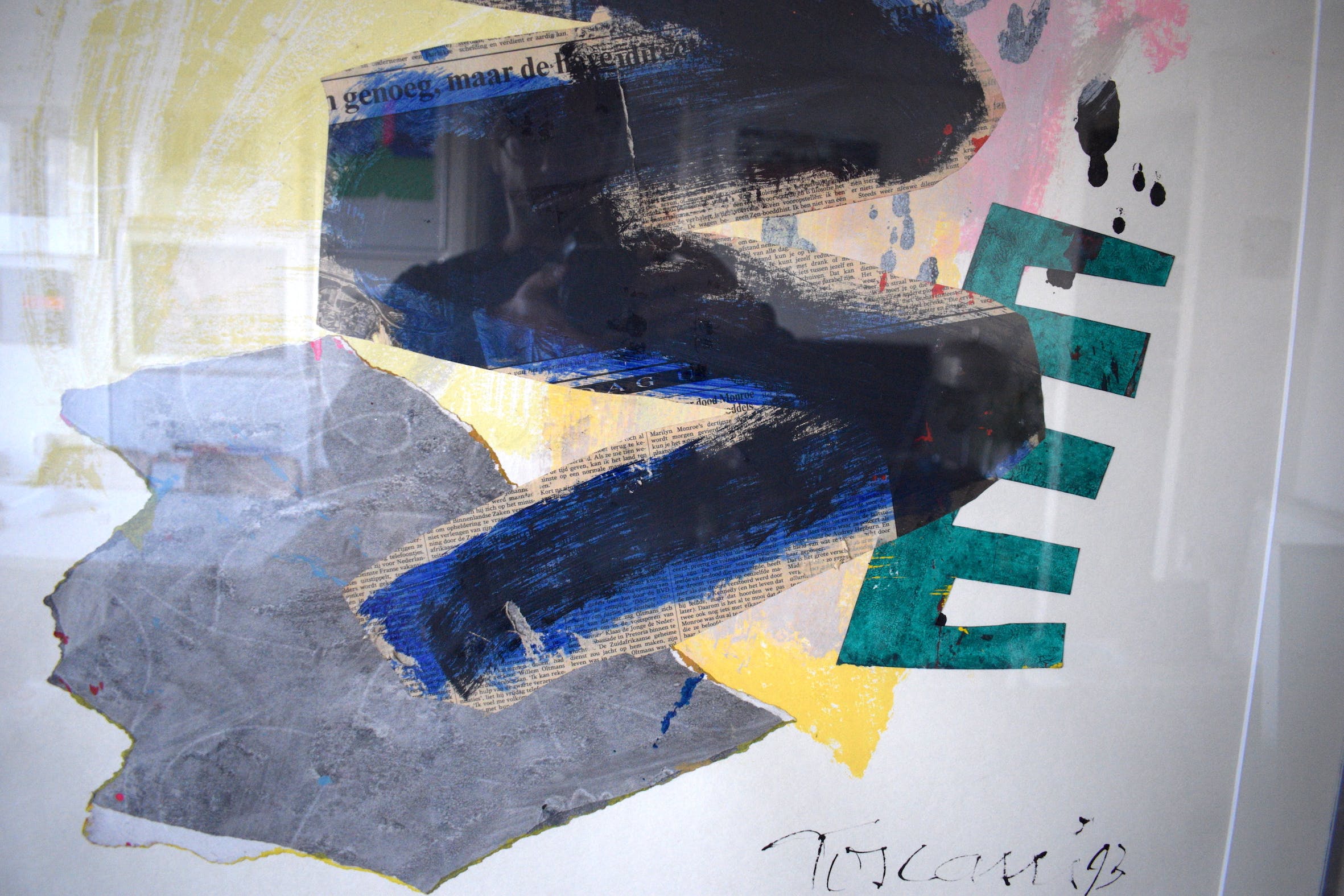 Bep Toscani - Gemengde techniek, Ingelijst - Groot Werk kopen? Bied vanaf 279!