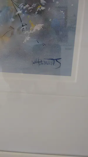 Willem Haenraets - Romantische voorstelling van een oude waterpomp met bloemen en vogels eromheen. kopen? Bied vanaf 30!