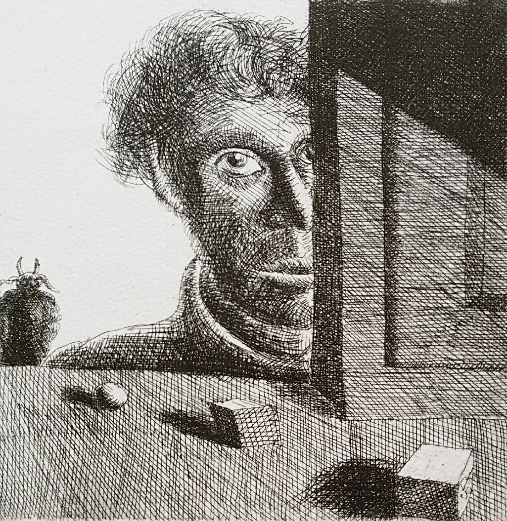 Ger Boosten - Zelfportret, ets kopen? Bied vanaf 30!