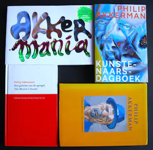 AcheterPhilip Akkerman - 4 boeken: 2010,2011, 2001 (gesigneerd),1992.? Enchérissez de 50!