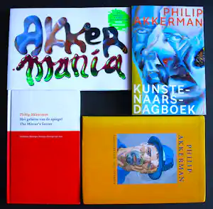 Buy Philip Akkerman - 4 boeken: 2010,2011, 2001 (gesigneerd),1992.? Bid from 50!