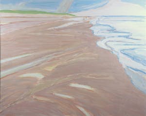 Paul Overhaus - Acryl op doek, Duin en strand - Ingelijst (Groot) kopen? Bied vanaf 150!