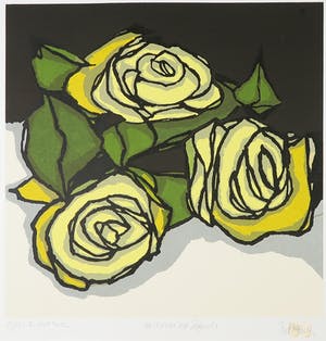 Fon Klement - Boardsnede, Roses des Freyculs - Ingelijst kopen? Bied vanaf 1!