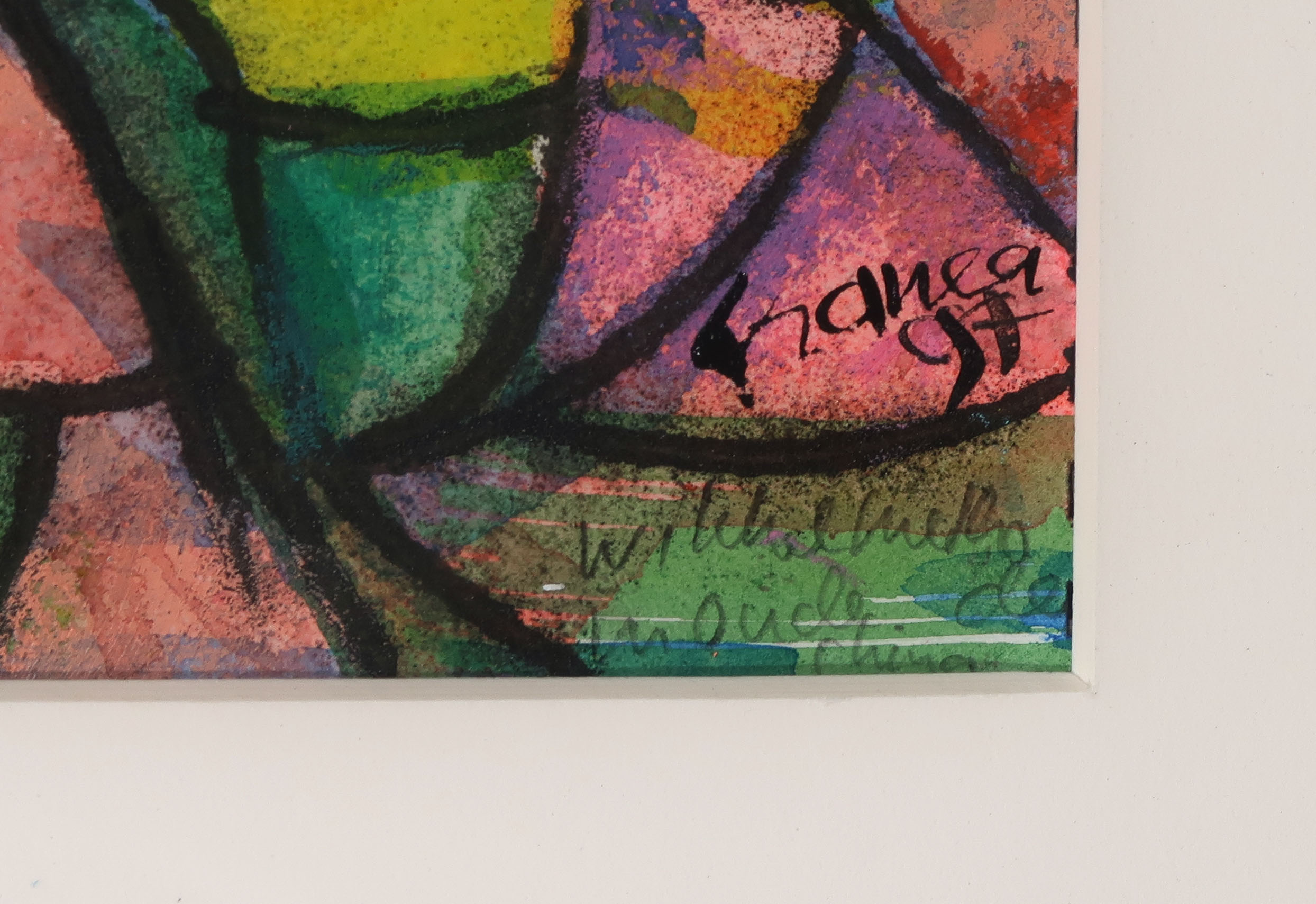 Franca Muller Jabusch - Gemengde techniek, o.a. krijt, Wikkelmethodes in het oude China - Ingelijst kopen? Bied vanaf 35!