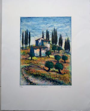 Gerhard Messemer - L`ulineto, Farbradierung 2000 kopen? Bied vanaf 130!