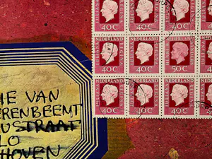 Har Sanders - Grote kleuren zeefdruk "een vreemde postzegel" – 1979 – gelimit. oplage (250) kopen? Bied vanaf 40!