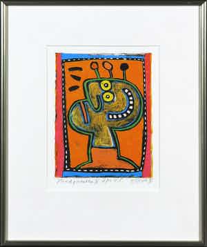 Clemens Briels - Zeefdruk, Headquarters II verkocht voor € 50!