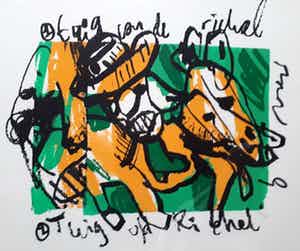Herman Brood - Tuig van de richel, oplage van 85 verkocht voor € 125!