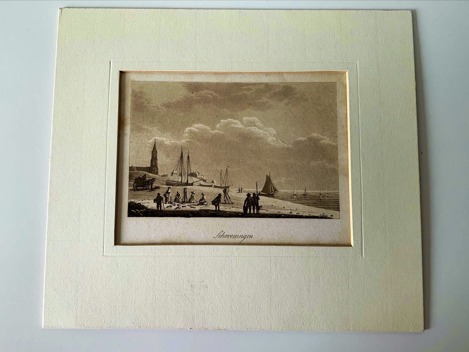 Samuel Ireland - Strandgezicht naar een tekening uit 1789. kopen? Bied vanaf 10!