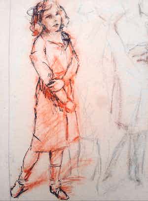 Albert Neuhuys - Portret vrouw. verkocht voor € 39!