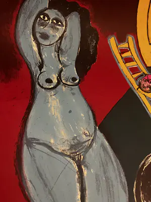 Corneille - zelfportret met Mexicaanse schedel 1976 kopen? Bied vanaf 400!