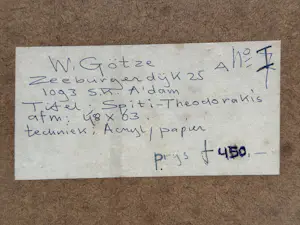 Feike Otto van der Zee - Raw Handgesigneerd verso kopen? Bied vanaf 100!