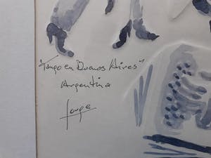 Niet of onleesbaar gesigneerd - Tango en Buenos Aires. kopen? Bied vanaf 1!
