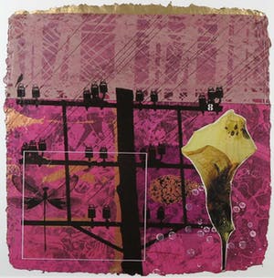 Mark Verdoes - Zeefdruk, Zonder titel VII - Ingelijst kopen? Bied vanaf 20!