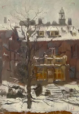 Niet of onleesbaar gesigneerd - villa in winter kopen? Bied vanaf 1!