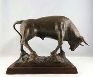 Kees Verkade - Brons, Stier verkocht voor € 2950!