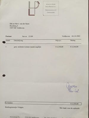 Jochum Bakker - Panda kopen? Bied vanaf 250!