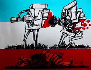 Shinkichi Tajiri - Zeefdruk: Mayday - 1969 verkocht voor € 99!